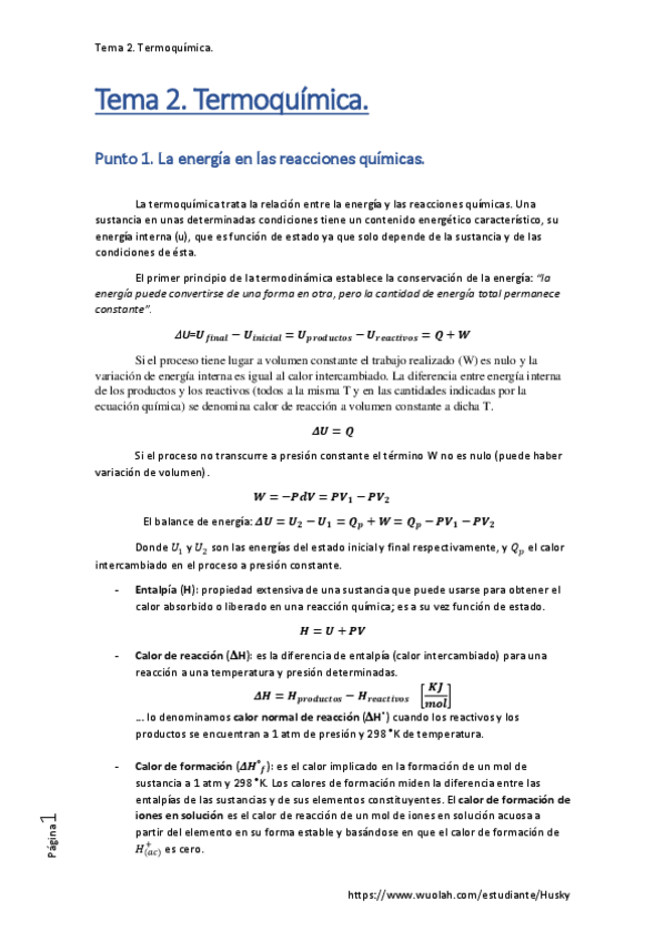 Miniatura del documento Tema 2. Termoquimica..pdf