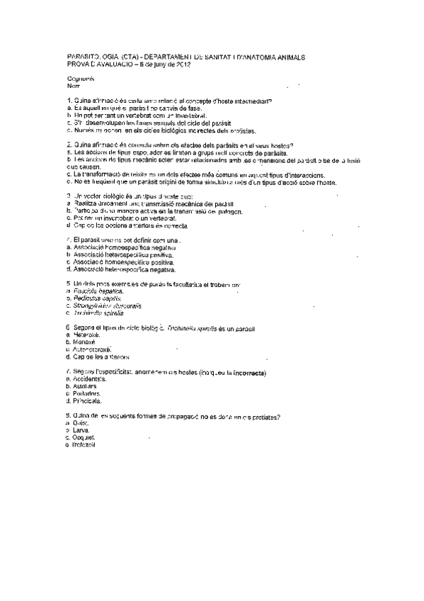 Miniatura del documento Examen-Parasitologia-2012.pdf