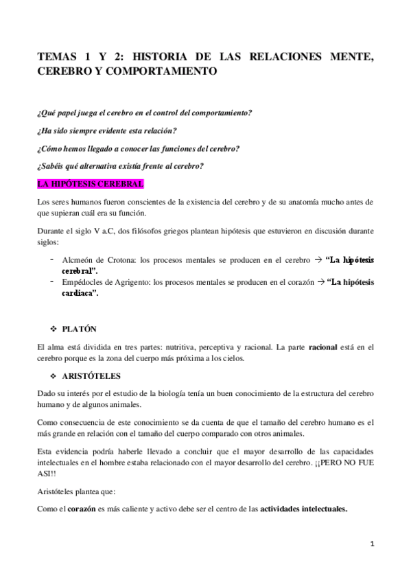 Miniatura del documento TEMAS 1 Y 2-HISTORIA MEDICINA. RELACIONES MENTE-CEREBRO.pdf