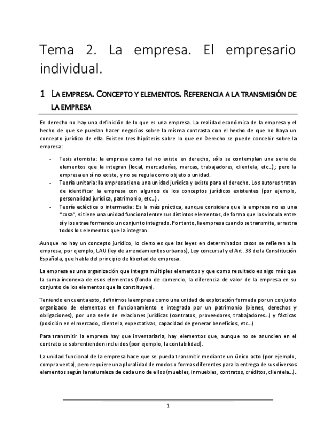 Miniatura del documento Tema 2. La empresa. El empresario individual.pdf