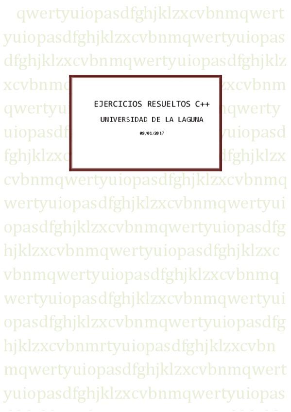 Miniatura del documento EJERCICIOS RESUELTOS C++.pdf