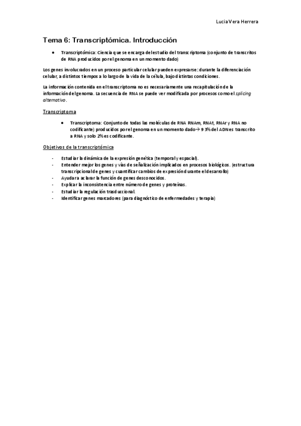 Miniatura del documento Tema 6. Transcriptómica. Introducción.pdf