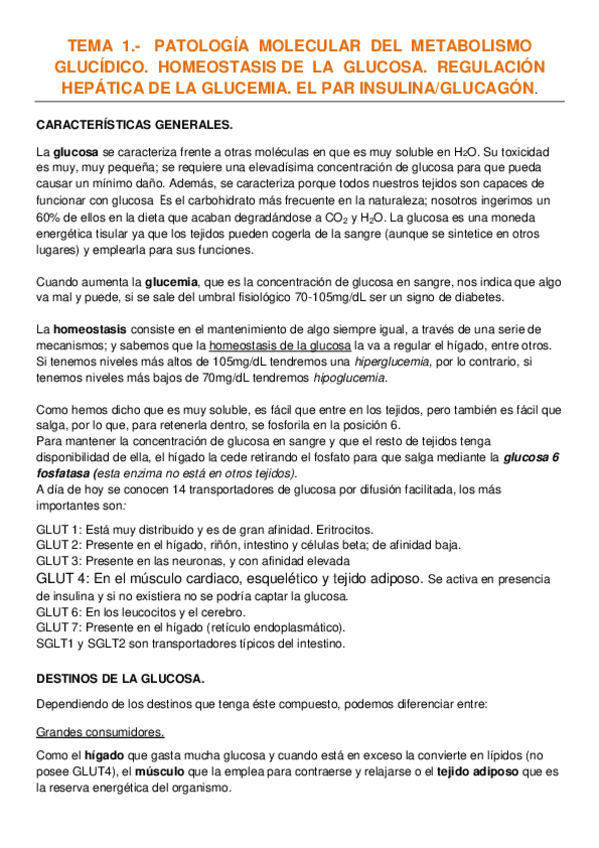Miniatura del documento TEMA  1.-   PATOLOGÍA  MOLECULAR  DEL  METABOLISMO  GLUCÍDICO.  HOMEOSTASIS DE  LA  GLUCOSA.  REGULACIÓN HEPÁTICA DE LA GLUCEMIA. EL PAR INSULINA-GLUCAGÓN.pdf
