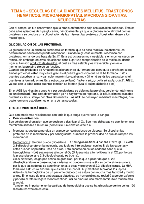 Miniatura del documento TEMA 5.-SECUELAS DE LA DIABETES MELLITUS. TRASTORNOS HEMÁTICOS. MICROANGIOPATÍAS. MACROANGIOPATÍAS. NEUROPATÍAS..pdf