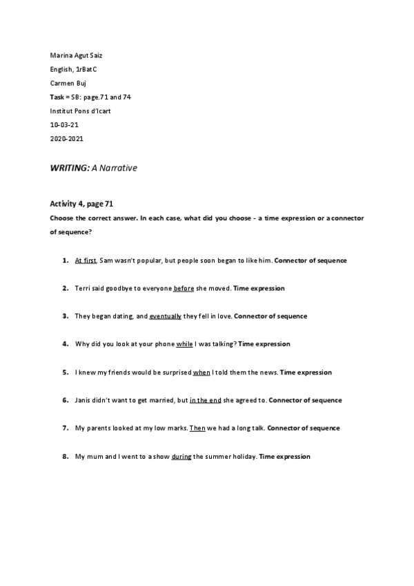 Miniatura del documento English = SB: 71 and 74