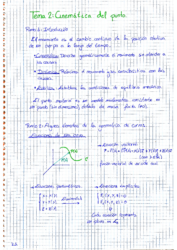 Miniatura del documento Tema 2. Cinemática del punto..pdf