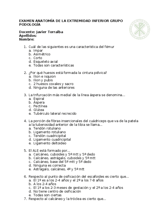 Miniatura del documento EXAMEN-ANATOMIA-DE-LA-EXTREMIDAD-INFERIOR-GRUPO-PODOLOGIA.docx