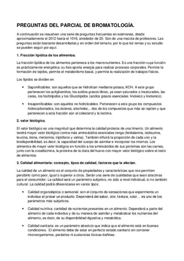 Miniatura del documento PREGUNTAS DEL PARCIAL DE BROMATOLOGÍA.pdf