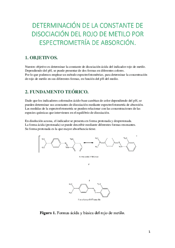 Miniatura del documento DETERMINACIÓN DE LA CONSTANTE DE DISOCIACIÓN DEL ROJO DE METILO POR ESPECTROMETRÍA DE ABSORCIÓN..pdf