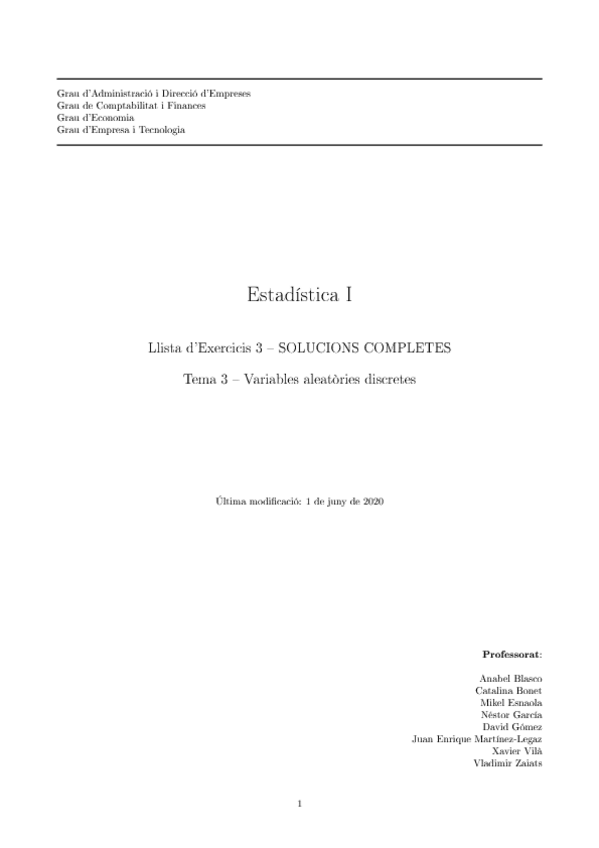 Miniatura del documento EstadisticaI-Exercicis2019-2020-TEMA3-VADiscretes-SOLUCIONS-COMPLETES.pdf