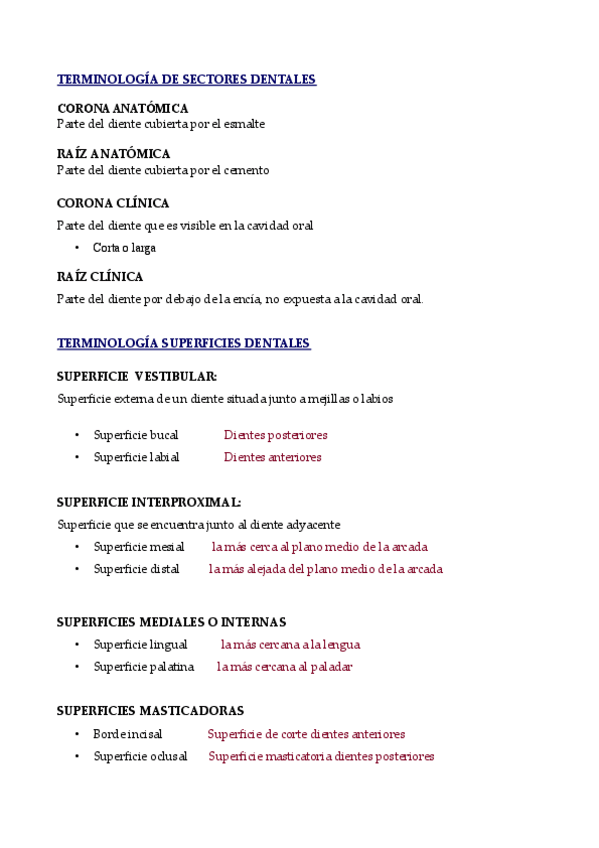 Miniatura del documento Anatomia dental terminologia.pdf