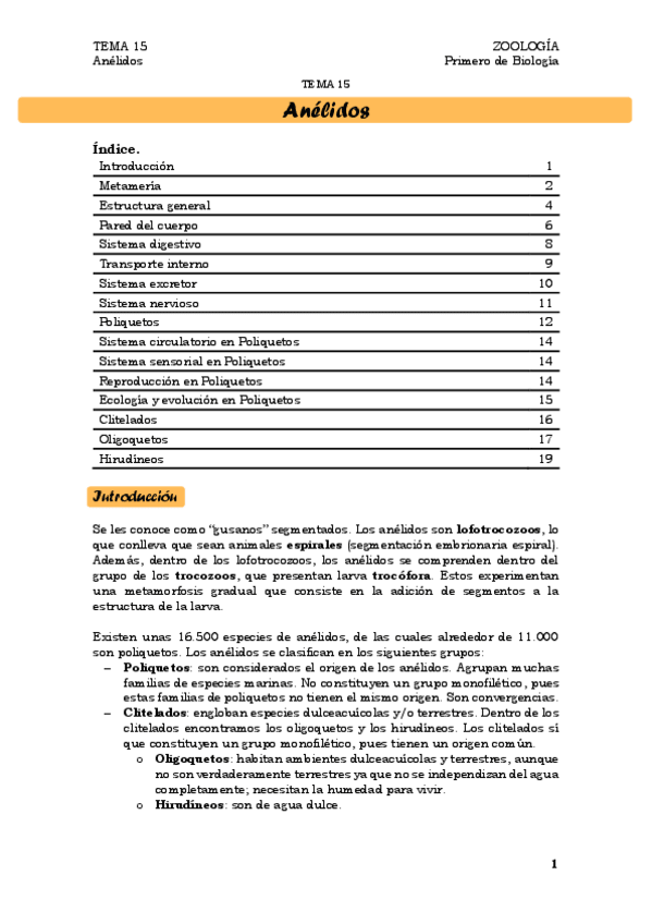 Miniatura del documento TEMA 15. Anélidos