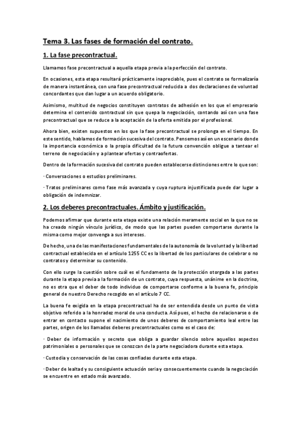 Miniatura del documento Tema 3. Las fases de formación del contrato.pdf