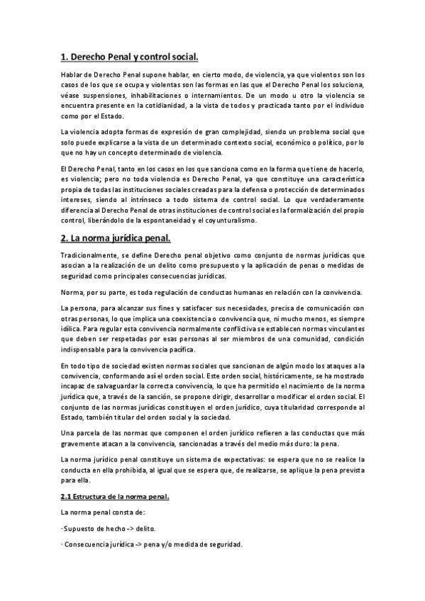 Miniatura del documento Tema 1. El Derecho Penal objetivo .pdf