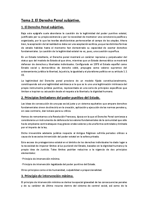 Miniatura del documento Tema 2. El Derecho Penal subjetivo.pdf