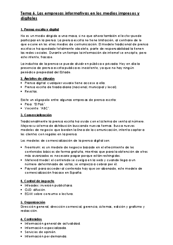 Miniatura del documento Tema 6. Las empresas informativas en los medios impresos y digitales..pdf