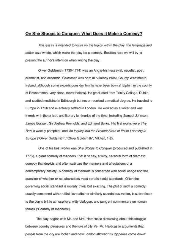 Miniatura del documento Assignment She Stoops To Conquer.pdf