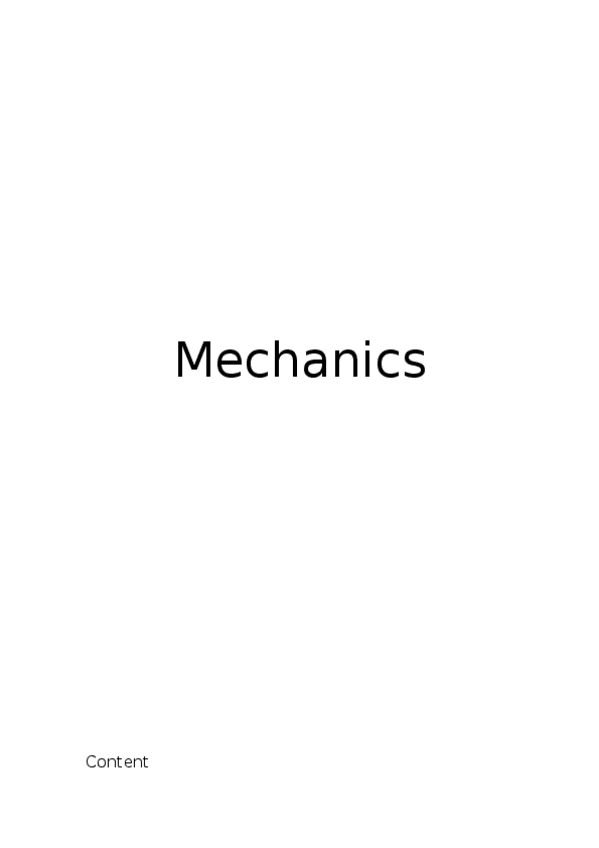 Miniatura del documento Mechanics.docx