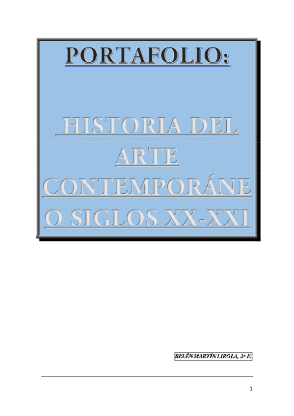 Miniatura del documento Arte contemporáneo. Siglos XX-XXI.pdf