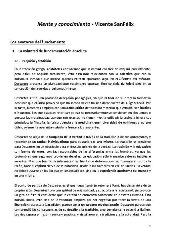 Miniatura del documento Resumen Mente y conocimiento - Vicente Sanfélix.pdf