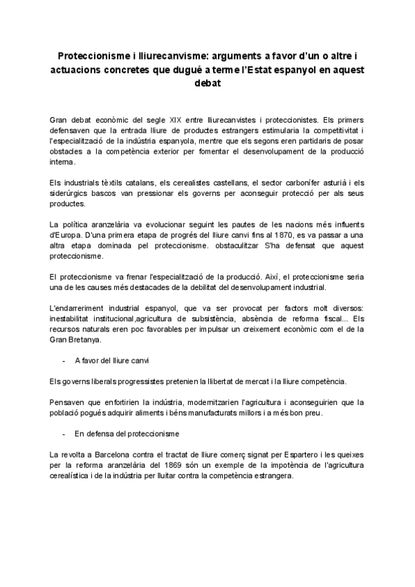 Miniatura del documento Proteccionisme-i-lliurecanvisme-arguments-a-favor-dun-o-altre-iactuacions-concretes-que-dugue-a-terme-lEstat-espanyol-en-aquest-debat.pdf