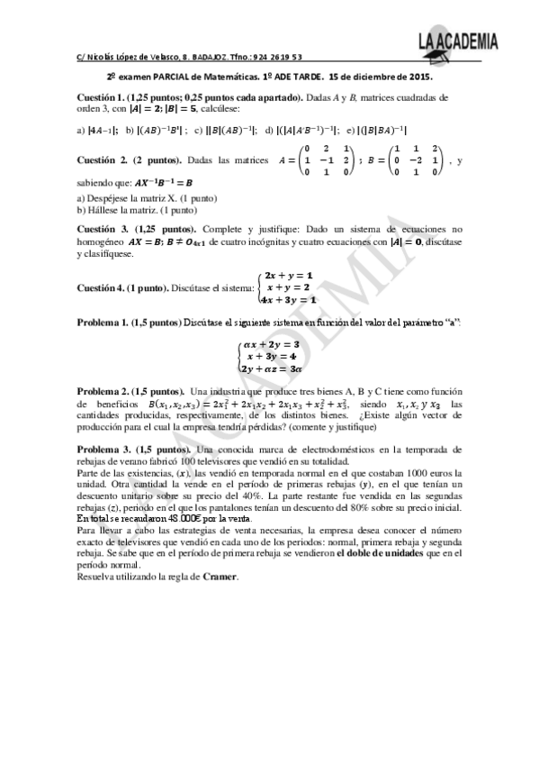 Miniatura del documento 2-examen-PARCIAL-de-Matematicas-ADE-20152016.pdf