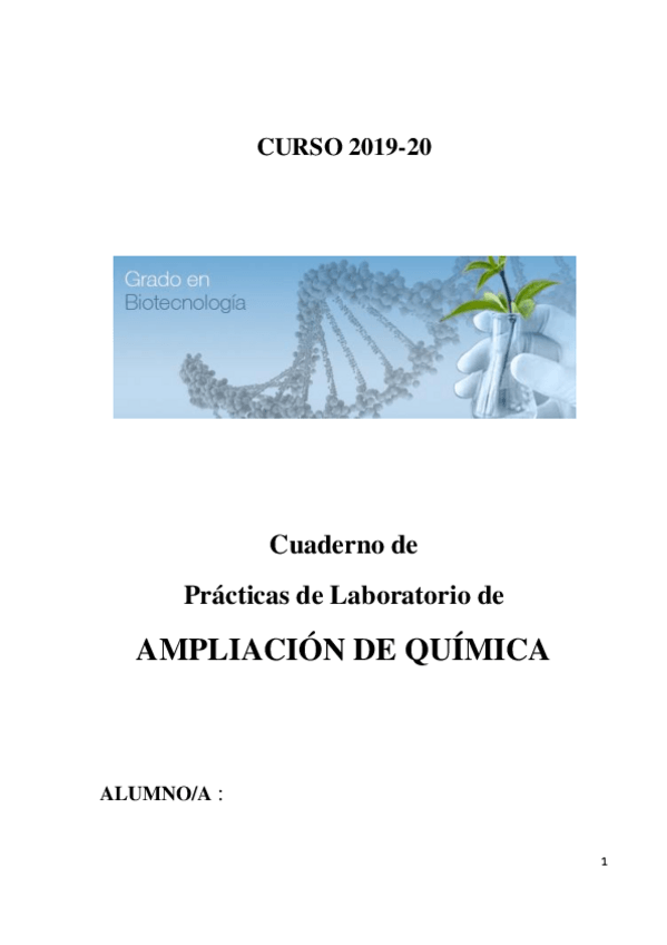 Miniatura del documento Practicas 1 y 2 ampliacion de quimica