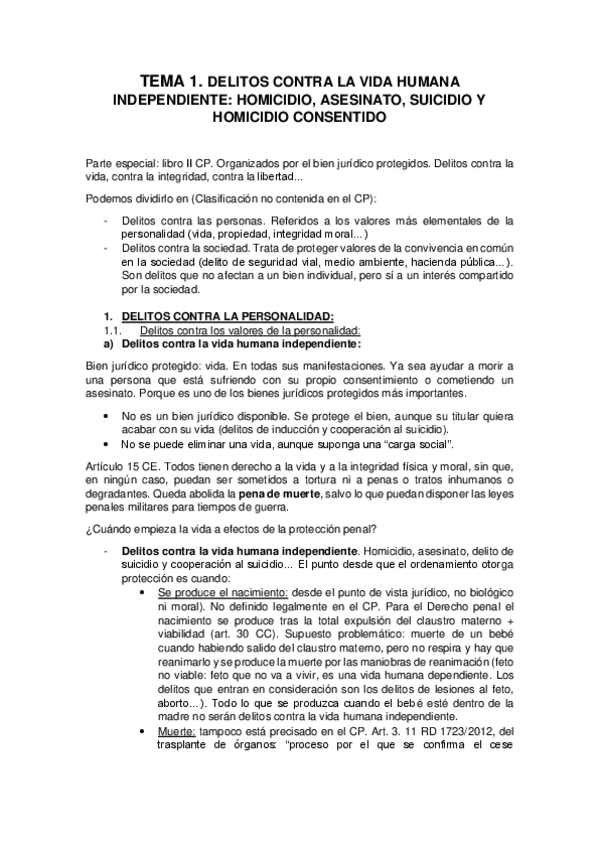 Miniatura del documento TEMA-1-Delitos-contra-la-vida-humana-independiente-homicidio-asesinato-suicidio-y-homicidio-consentido.pdf