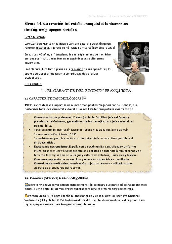 Miniatura del documento Tema-14-Franquismo-carlos-blanco.pdf