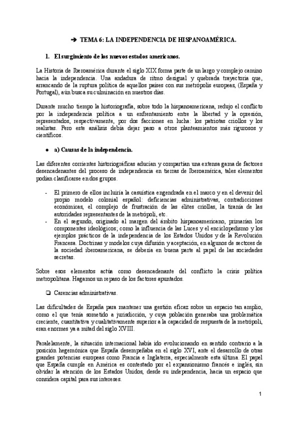 Miniatura del documento 6. La independencia de Hispanoamérica..pdf