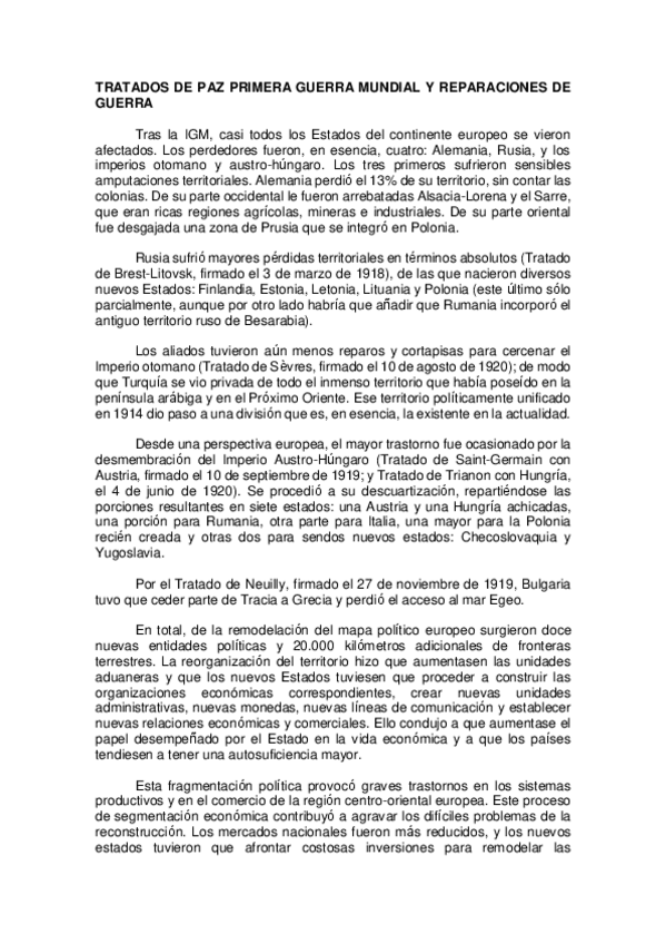 Miniatura del documento TRATADOS DE PAZ PRIMERA GUERRA MUNDIAL Y REPARACIONES DE GUERRA.pdf