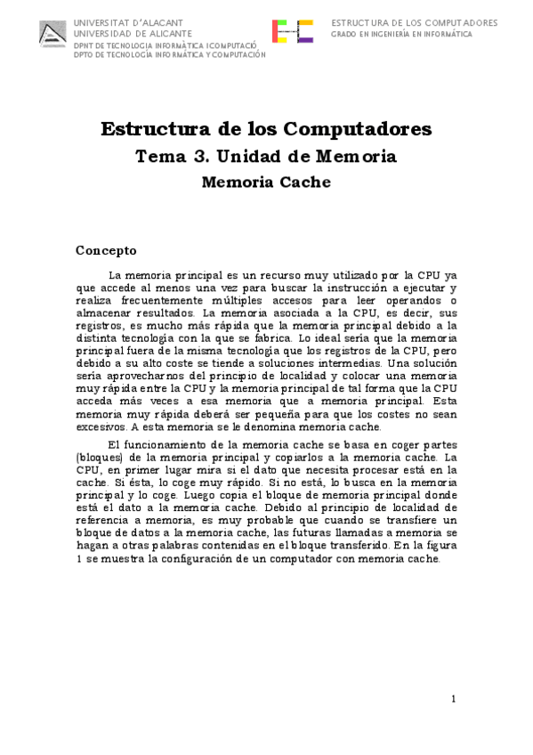 Miniatura del documento Tema3Memoria-Memoria-Cache.pdf
