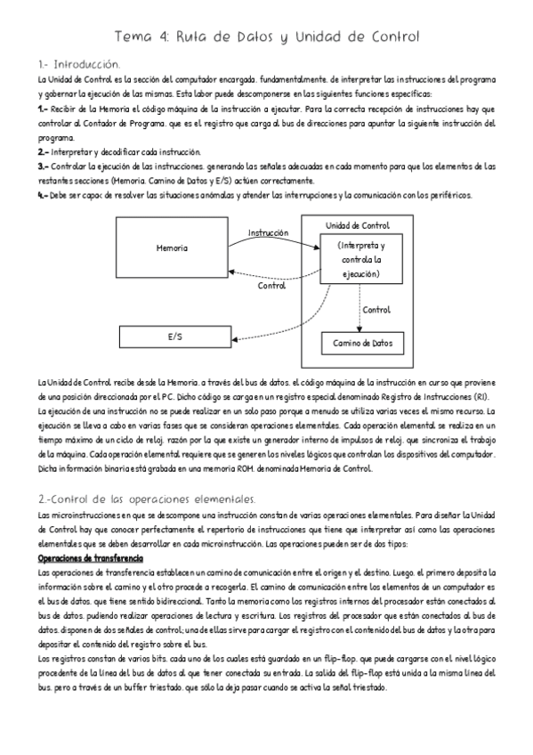 Miniatura del documento Tema-3-Unidad-de-Control-y-Ruta-de-Datos.pdf