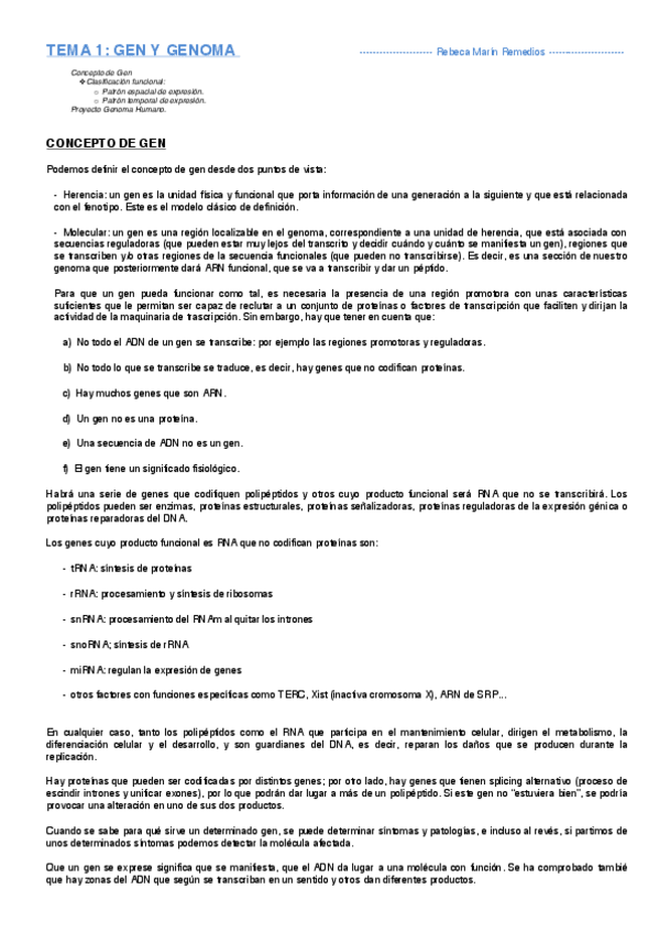 Miniatura del documento Tema 1 Genética-Gen y genoma-Rebeca Marín.pdf