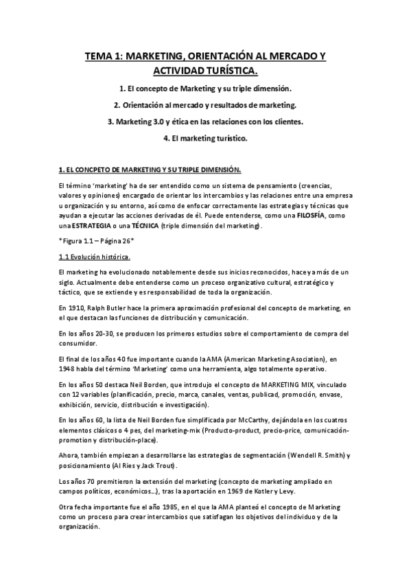 Miniatura del documento TEMA 1 - Marketing orientación al mercado y actividad turística..pdf