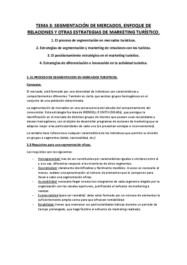 Miniatura del documento TEMA 3 - Segmentación de mercados enfoque de relaciones y otras estrategias de marketing turístico..pdf
