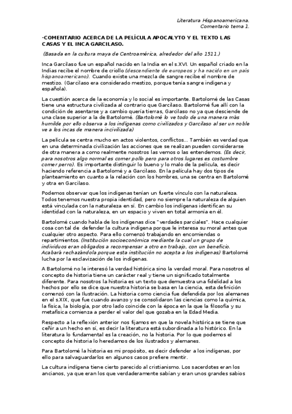 Miniatura del documento Comentario-pelicula-Apocalyto-y-el-texto-las-casas-y-el-Inca-Garcilaso.docx