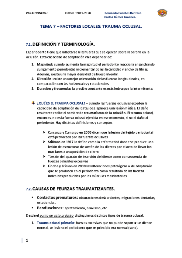 Miniatura del documento TEMA-7-Factores-locales-en-la-EP-trauma-oclusal-copia.pdf