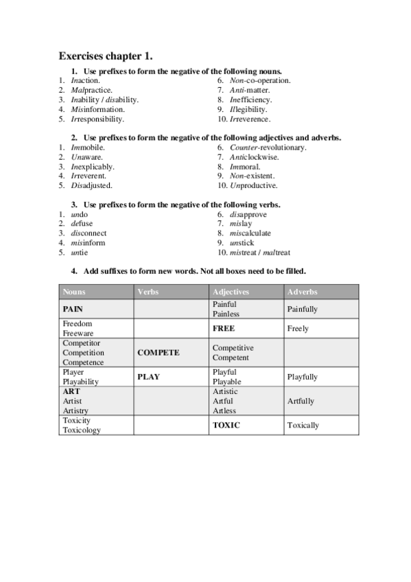 Miniatura del documento Exercises chapter 1