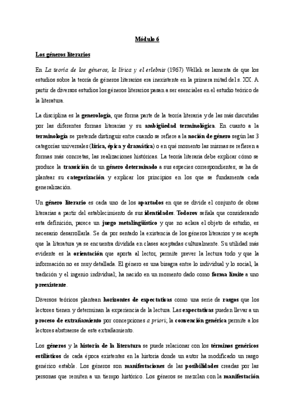 Miniatura del documento Módulo 6 - Géneros literarios