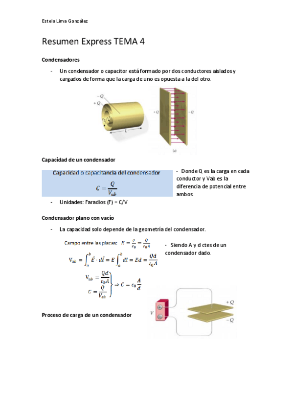 Miniatura del documento Resumen-Express-TEMA-4-CAPACITANCIA-Y-DIELECTRICOS.pdf