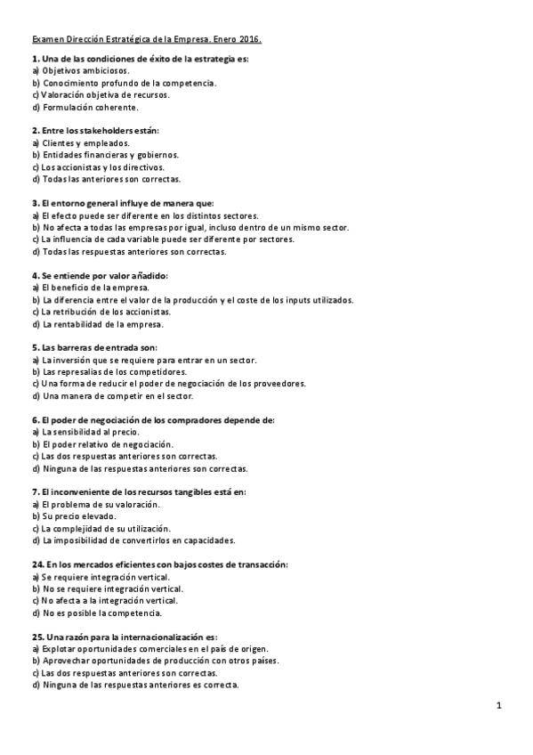 Miniatura del documento Examen Dirección Estratégica de la Empresa.pdf