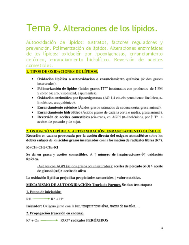 Miniatura del documento Tema 9. Alteraciones de los lípidos.pdf