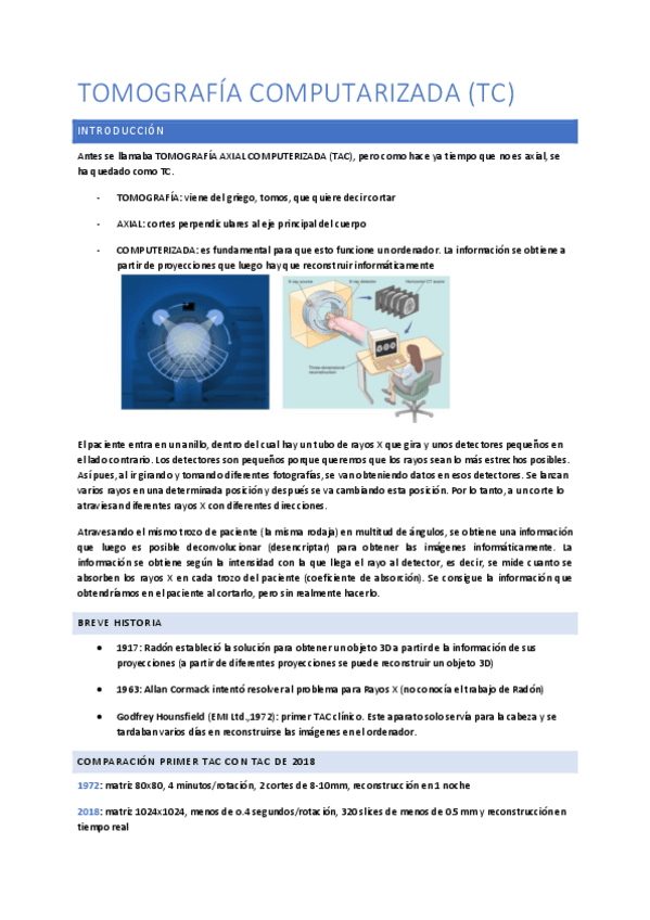 Miniatura del documento Tema 10: Tomografía Computarizada