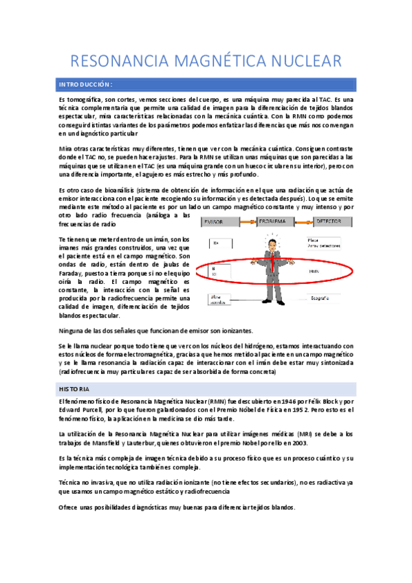 Miniatura del documento Tema 7: Resonancia Magnética Nuclear RMN