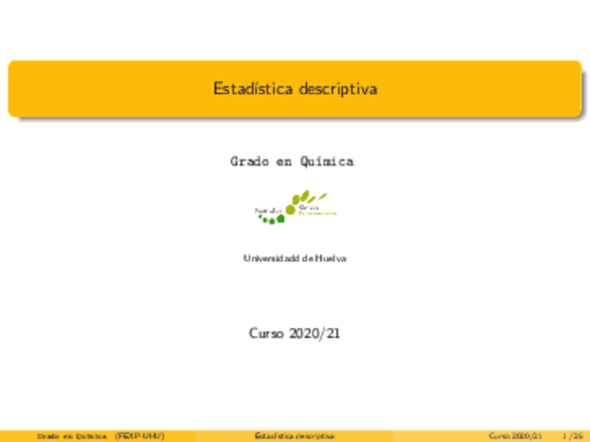 Miniatura del documento Estadística Descriptiva