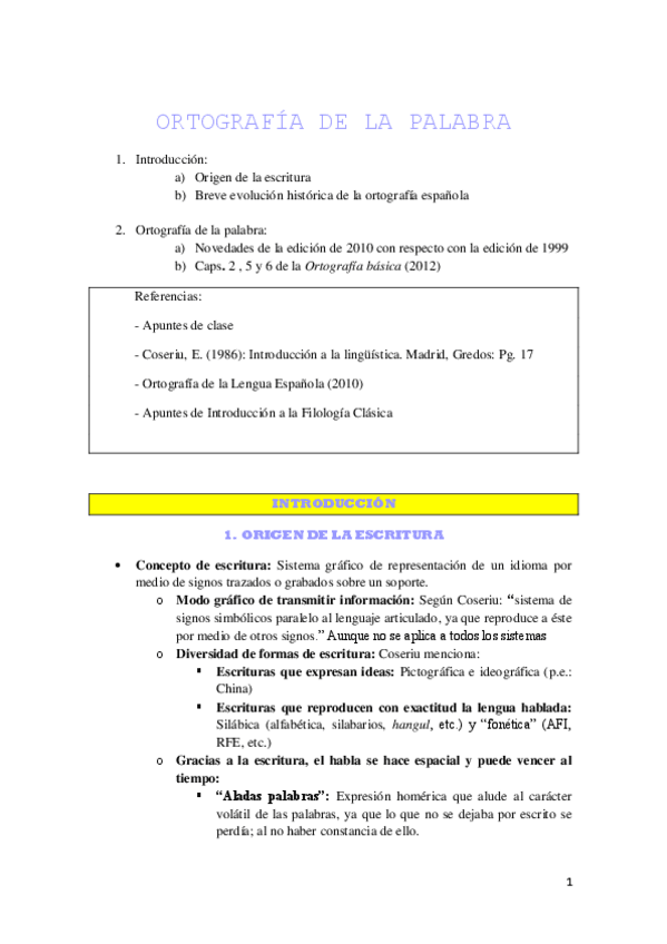 Miniatura del documento Ortografia de la palabra