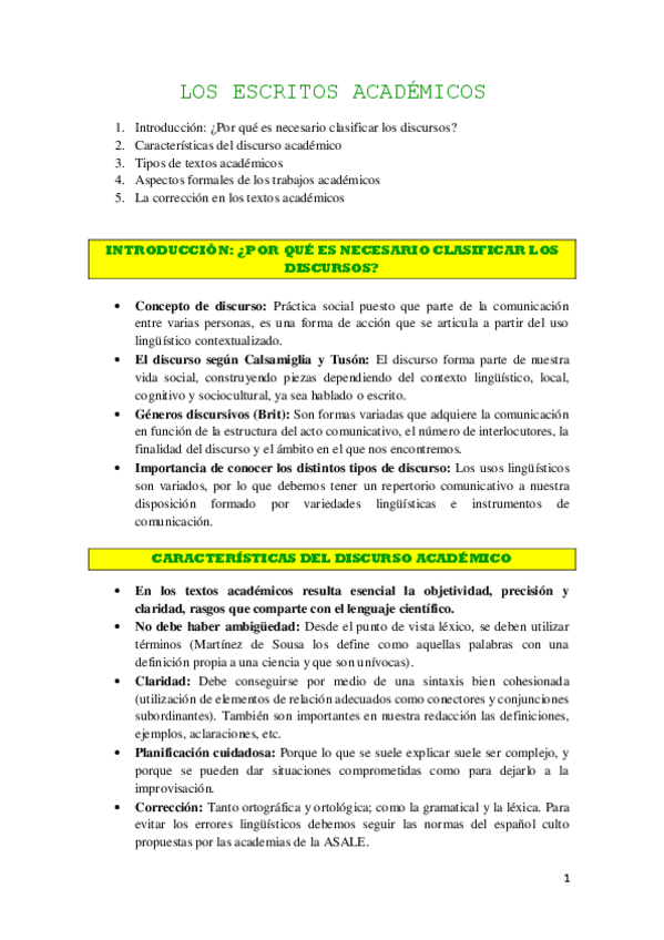 Miniatura del documento Los escritos académicos 