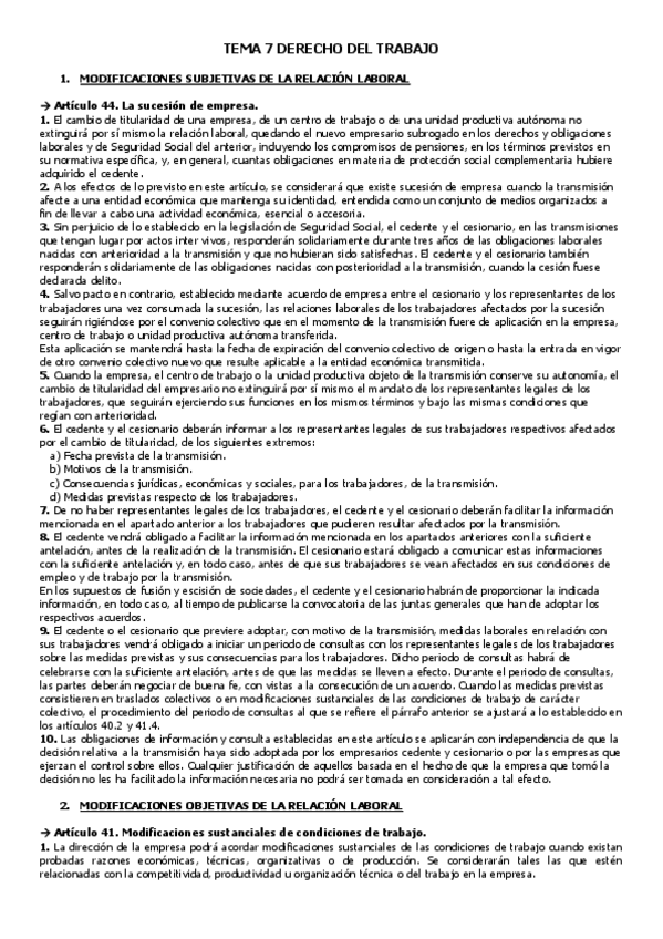Miniatura del documento Tema 7 Derecho del Trabajo.pdf