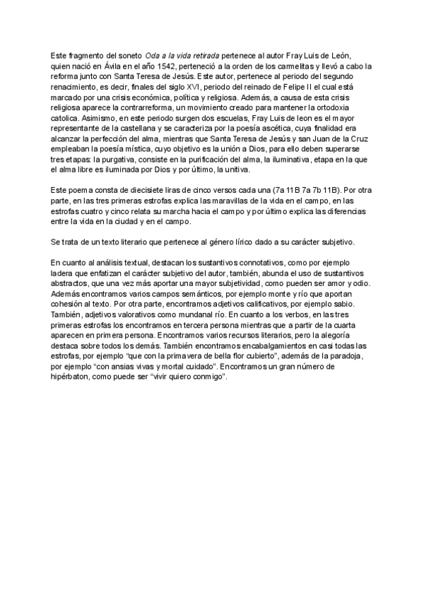 Miniatura del documento Comentario-Fray-Luis-de-Leon-Oda-a-la-vida-retirada.pdf